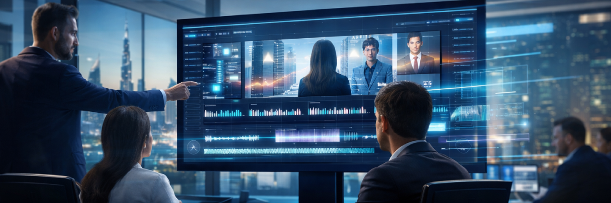 AI-powered video generation for corporate marketing in Dubai