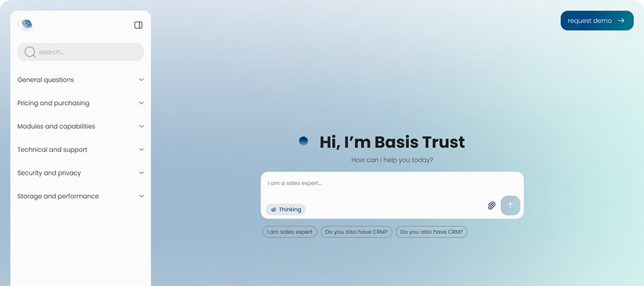 Enterprise AI concept